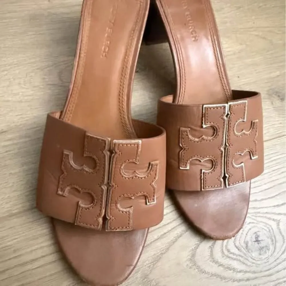 Tory Burch Ines Block Heel Slide Sandals